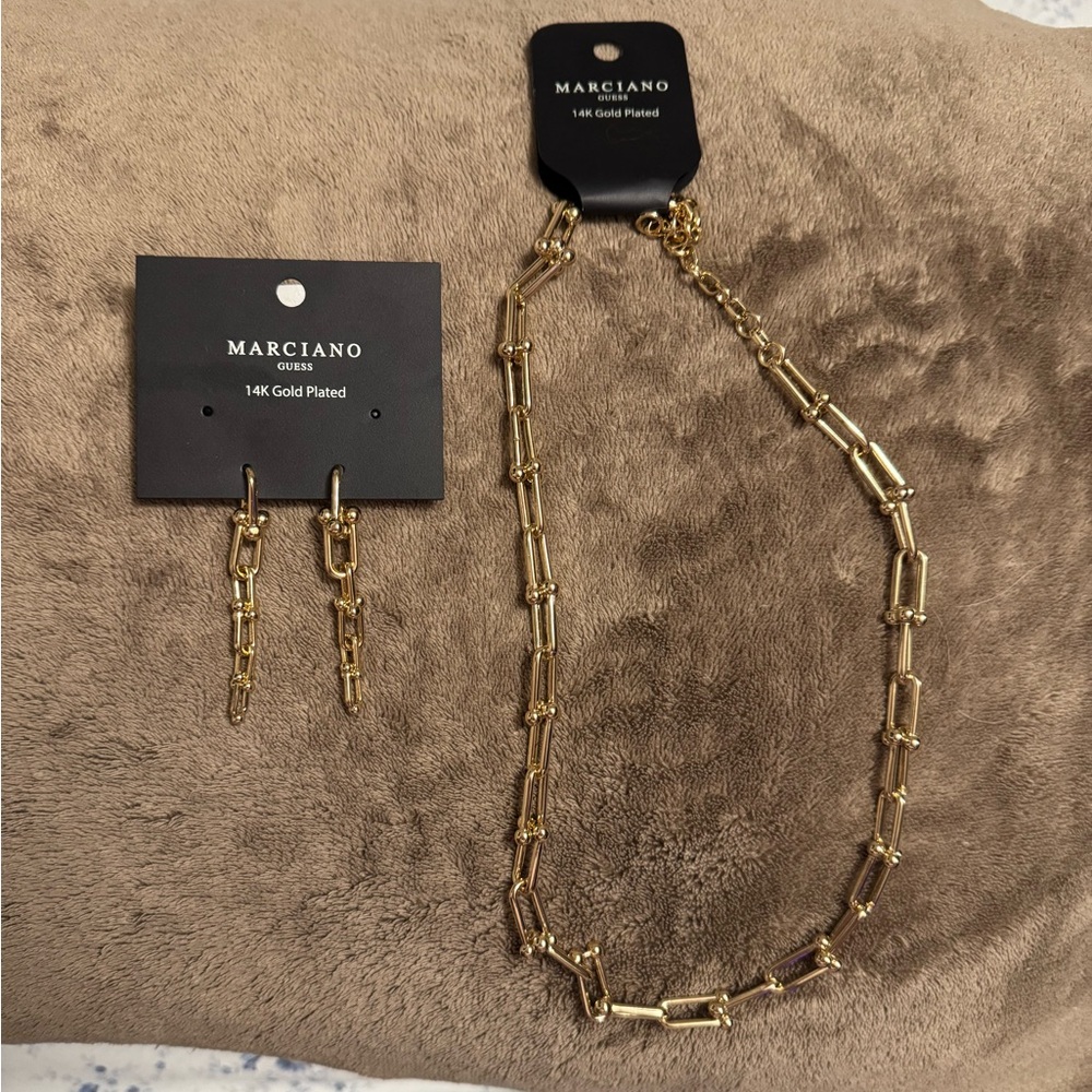 Guess by Marciano 14k Gold Plated set